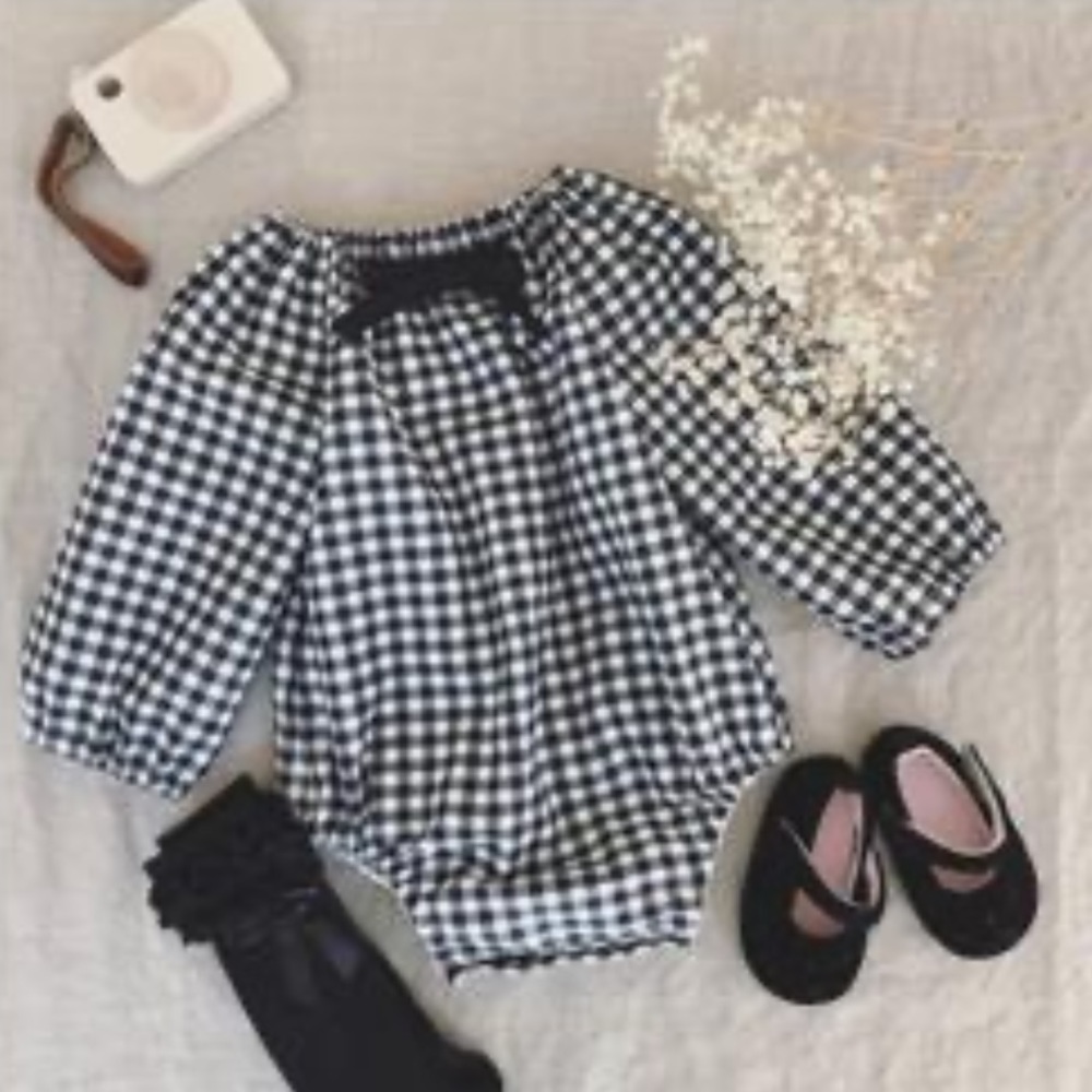 Plaid bodysuit
